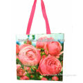 Double handle flower shopping bags with logo